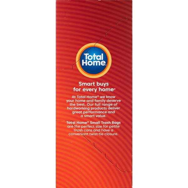 Total Home Small Trash Liners, 4 Gallon, 30 ct