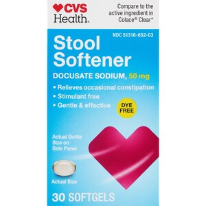 CVS Health Stool Softener Dye-Free Softgels