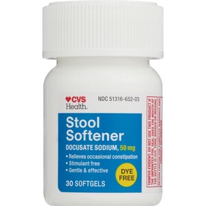 CVS Health Stool Softener Dye-Free Softgels