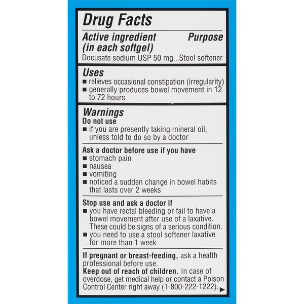 CVS Health Stool Softener Dye-Free Softgels