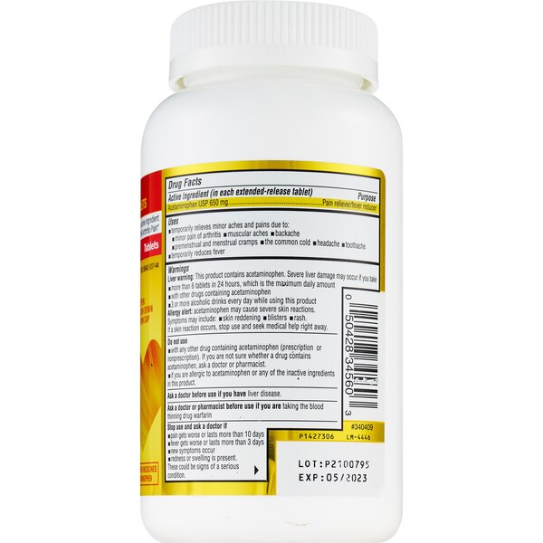 CVS Health 8HR Arthritis Pain Relief Acetaminophen 650 MG Caplets
