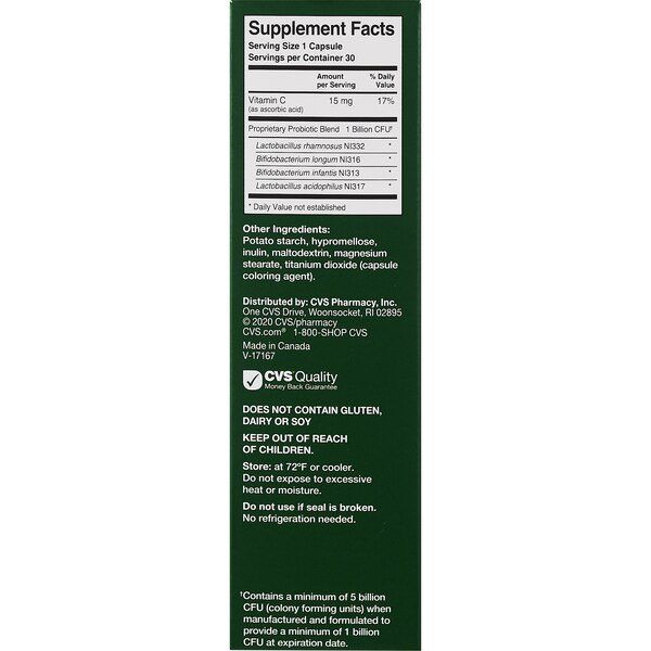 CVS Health Extra Strength Daily Probiotic Capsules