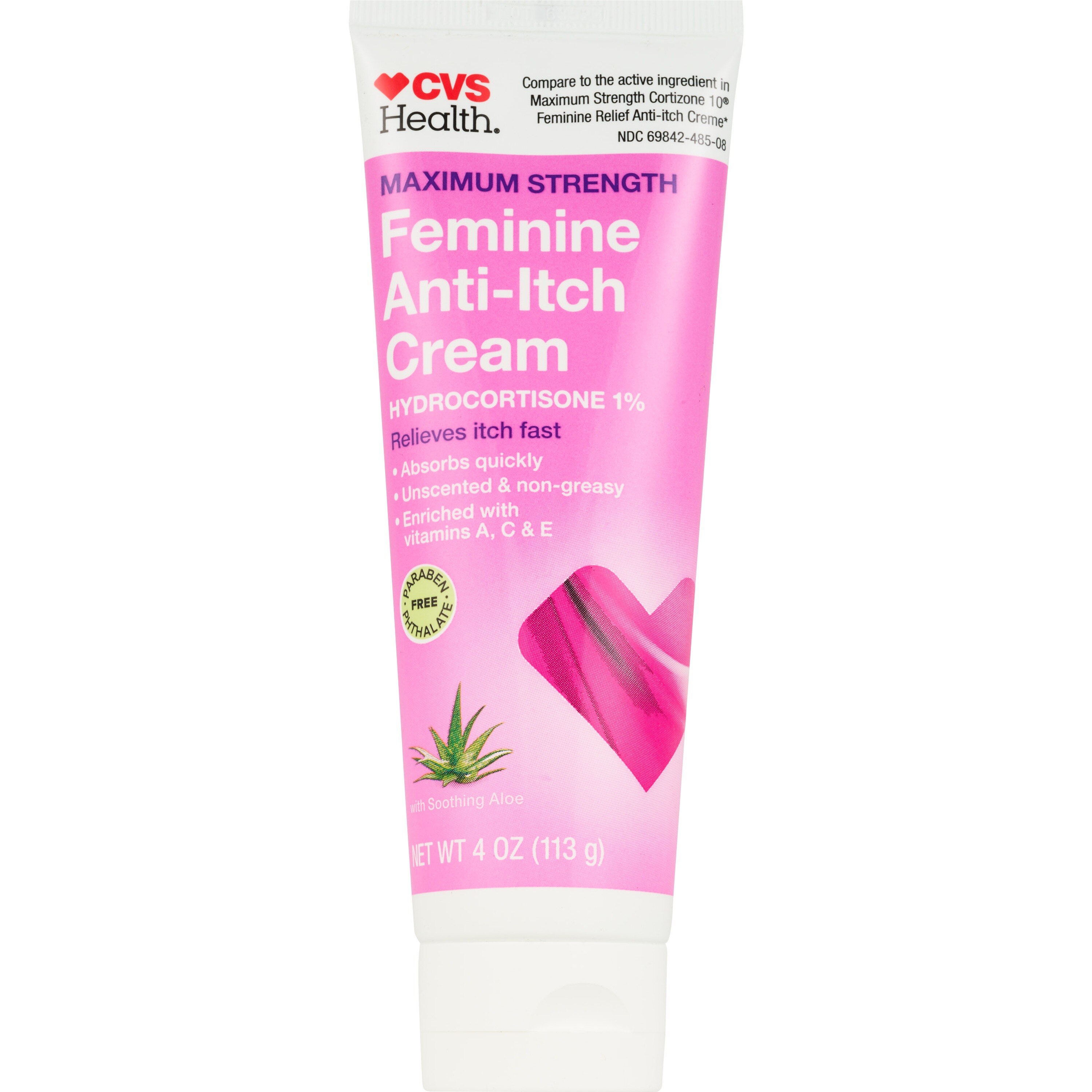 CVS Health Maximum Strength Feminine Anti-Itch Cream, 4 OZ