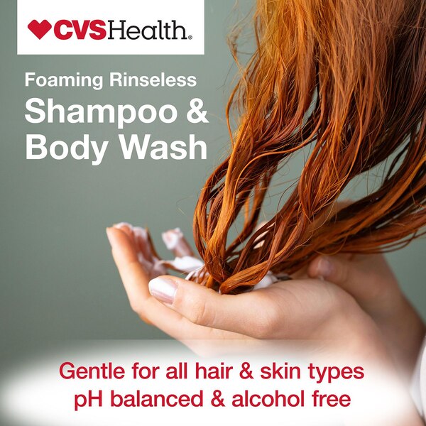 CVS Health - Champú y gel de baño en espuma, sin aclarado