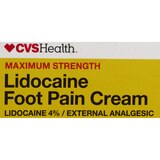 CVS Health Maximum Strength Lidocaine Foot Pain Cream, 4 OZ, thumbnail image