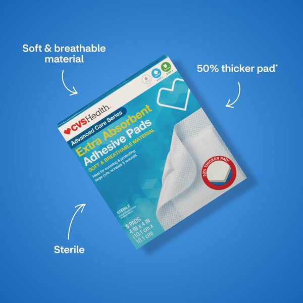 CVS Health Extra Absorbent Adhesive Pads