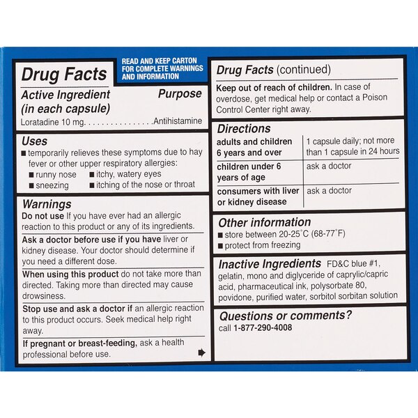 CVS Health 24HR Non Drowsy Loratadine Softgels