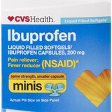 CVS Health Ibuprofen 200 MG Liquid Filled Mini Softgels, thumbnail image