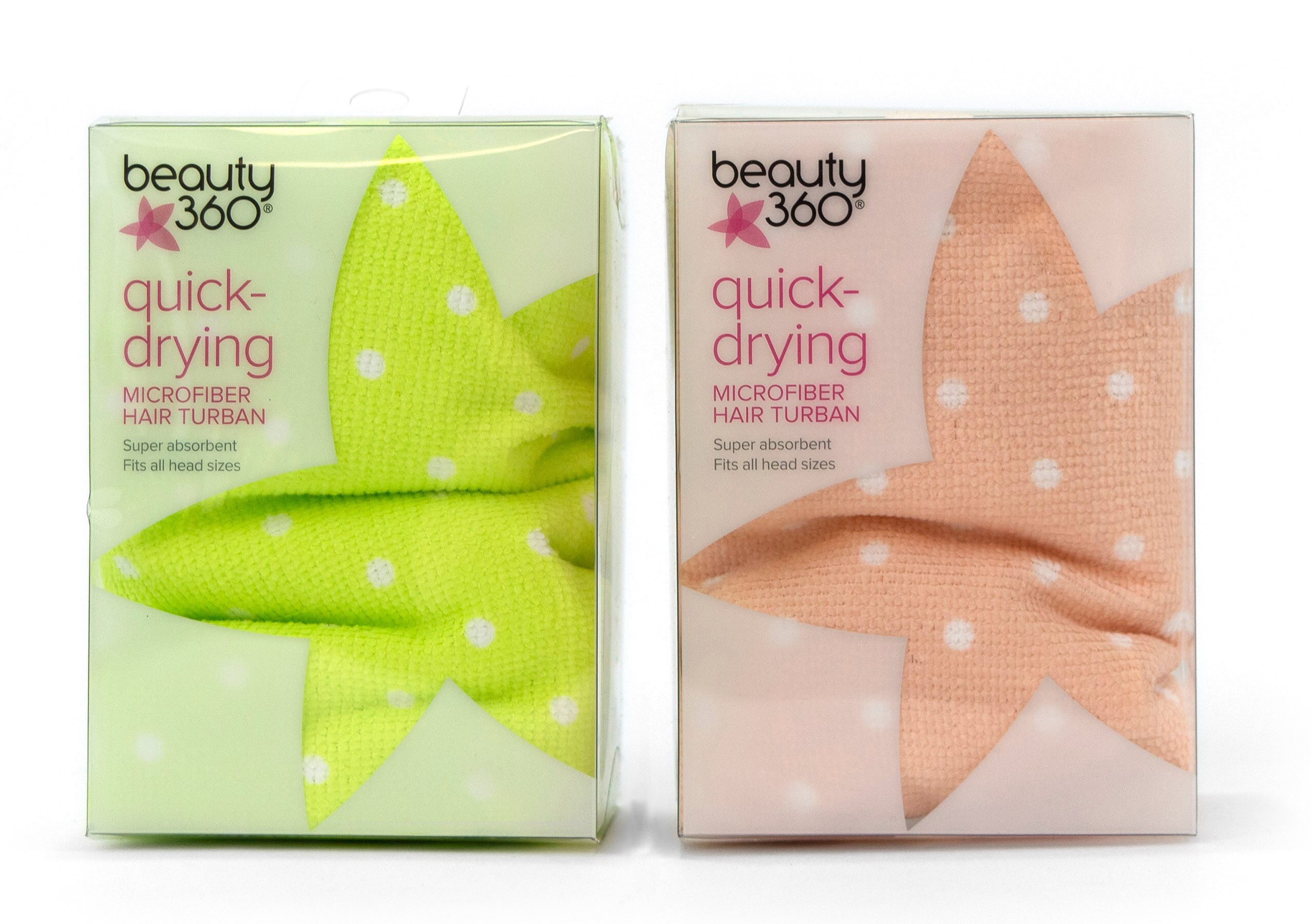 Beauty 360 Quick Drying Microfiber Hair Turban