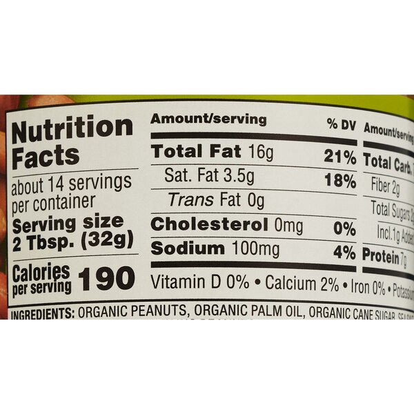 Gold Emblem Abound Creamy Organic Peanut Butter Spread, 16 oz