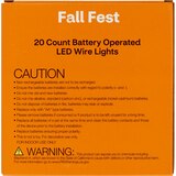 Fall Fest 20-Count Battery Operated LED Garland Lights, 9 ft, thumbnail image