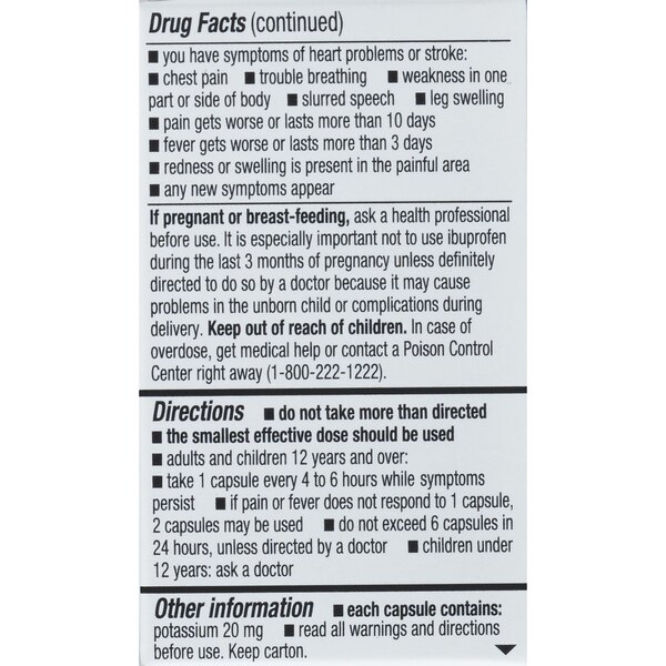 CVS Health Ibuprofen 200 MG Liquid Filled Mini Softgels