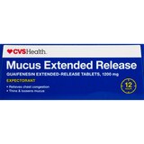 CVS Health 12HR Maximum Strength Mucus Extended Release Tablets, 42 CT, thumbnail image