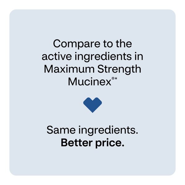 CVS Health 12HR Maximum Strength Mucus Extended Release Tablets, 42 CT