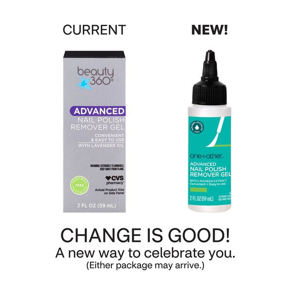 one+other Advanced Nail Polish Remover Gel, 2 OZ