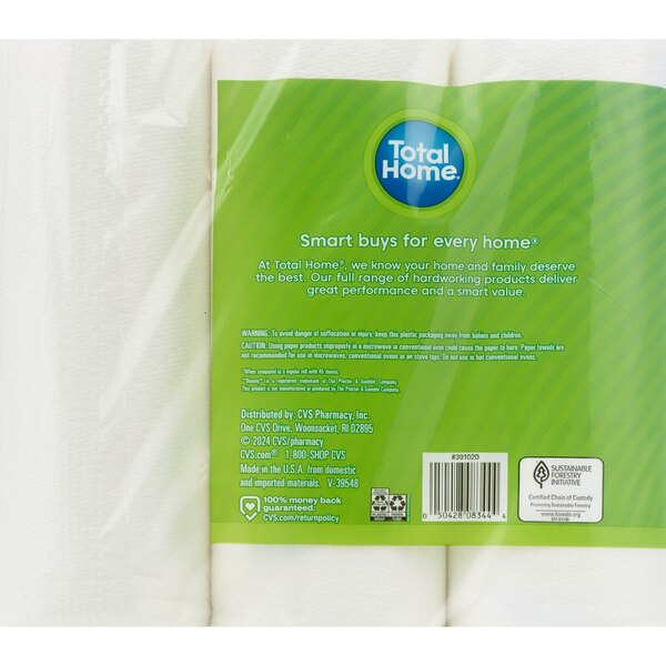 Total Home Size Selection Paper Towels, 6 ct