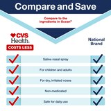 CVS Health Saline NAsal Spray Twin Pack, 2 3 OZ bottles, thumbnail image