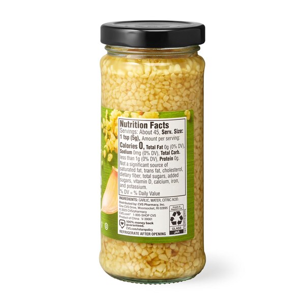 Gold Emblem Minced Garlic, 8 oz