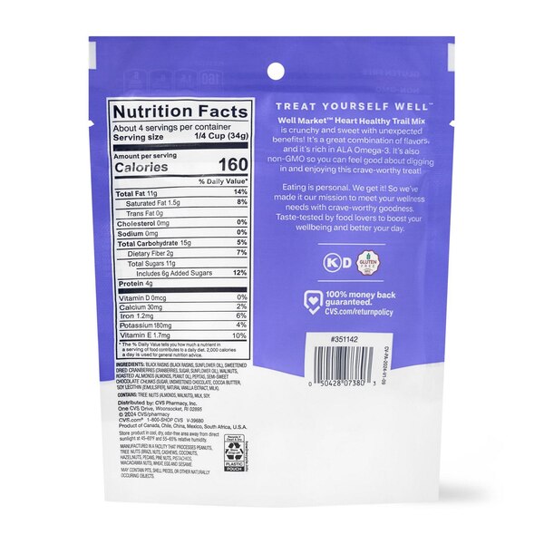 Well Market Heart Healthy Trail Mix, 5 oz