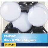 Caliber Black & White Magnets, 30 CT, thumbnail image