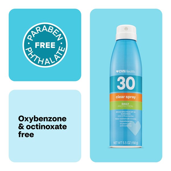 CVS Health Clear Broad Spectrum Sunscreen Spray