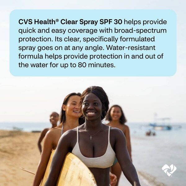 CVS Health Clear Broad Spectrum Sunscreen Spray