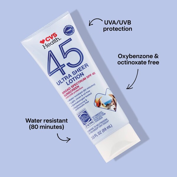 CVS Ultra Sheer Broad Spectrum Sunscreen Lotion