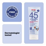 CVS Ultra Sheer Broad Spectrum Sunscreen Lotion, thumbnail image