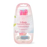 CVS Beauty Women's 3 Blade Disposable Razors, 3 CT, thumbnail image