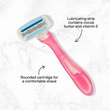 CVS Beauty Women's 3 Blade Disposable Razors, 3 CT, thumbnail image