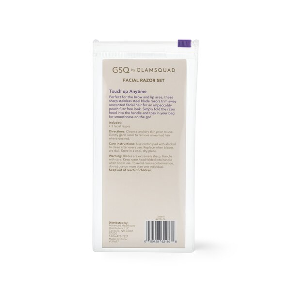 GSQ by GLAMSQUAD Facial Razor Set