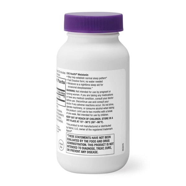 CVS Health Melatonin 10 MG Quick Dissolve Tablets, 60 CT