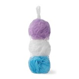 Pop-arazzi Cleansing Bath Poufs, 3CT, thumbnail image