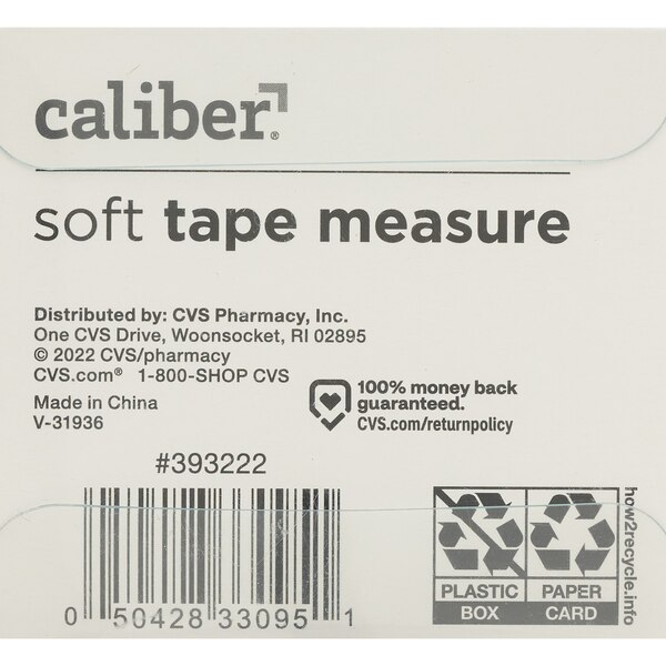 Caliber Soft Tape Measure, 60 in