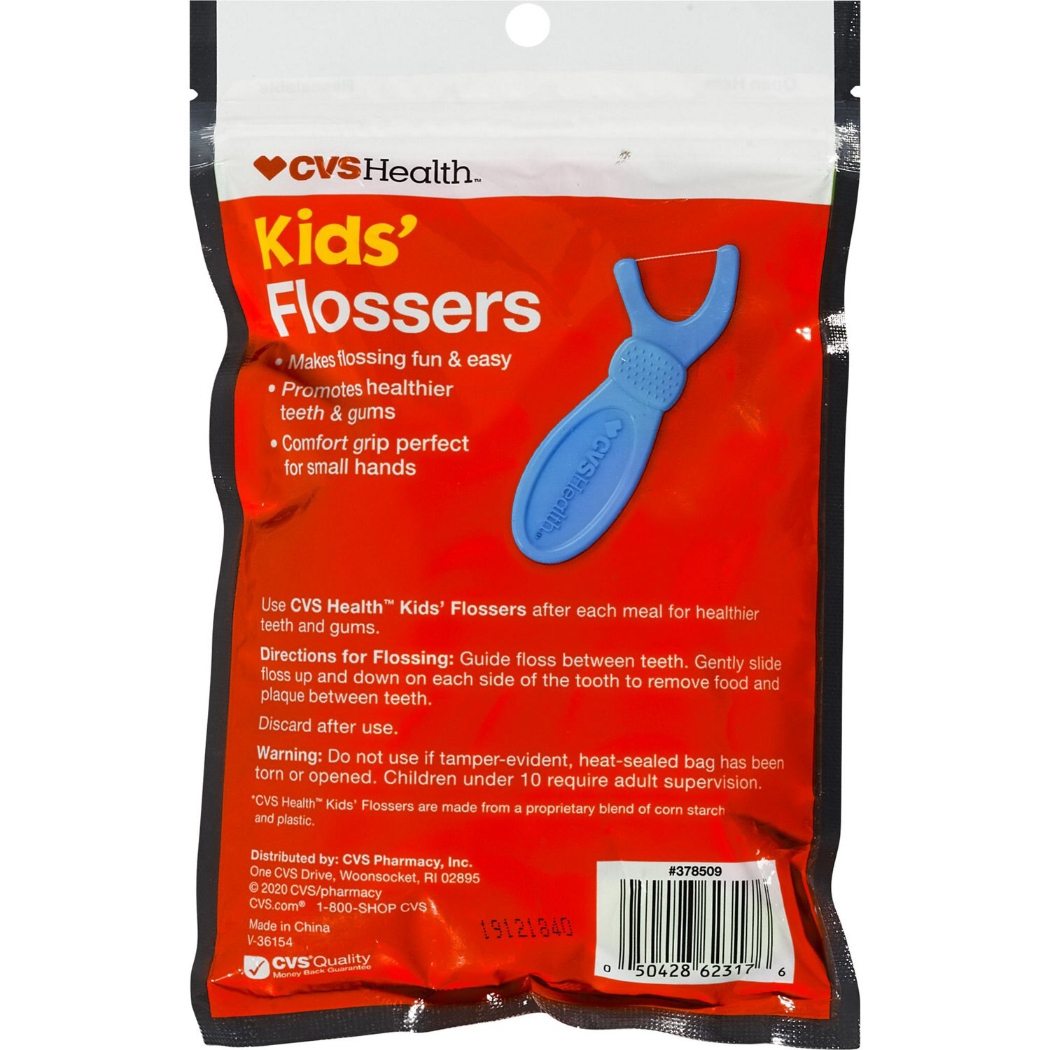 CVS Health Kids Flossers, 75 CT image.