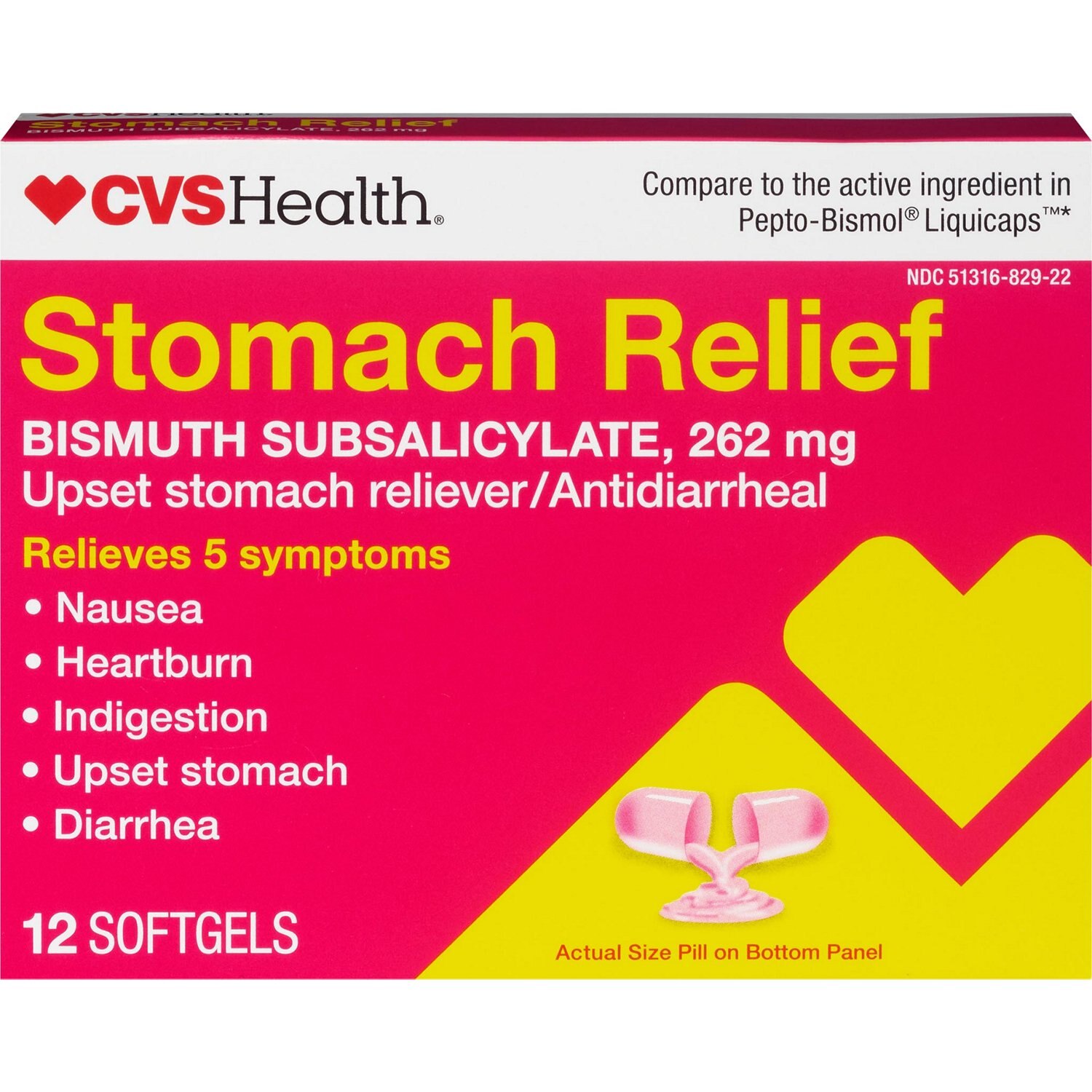 CVS Stomach Relief Softgels, 12 CT
