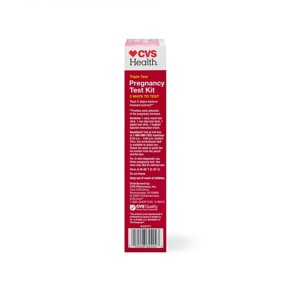 CVS Health Triple Test Pregnancy Test
