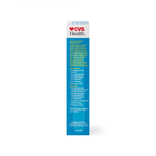 CVS Health Digital & Analog Pregnancy Test