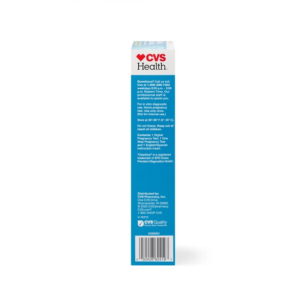 CVS Health Digital & Analog Pregnancy Test