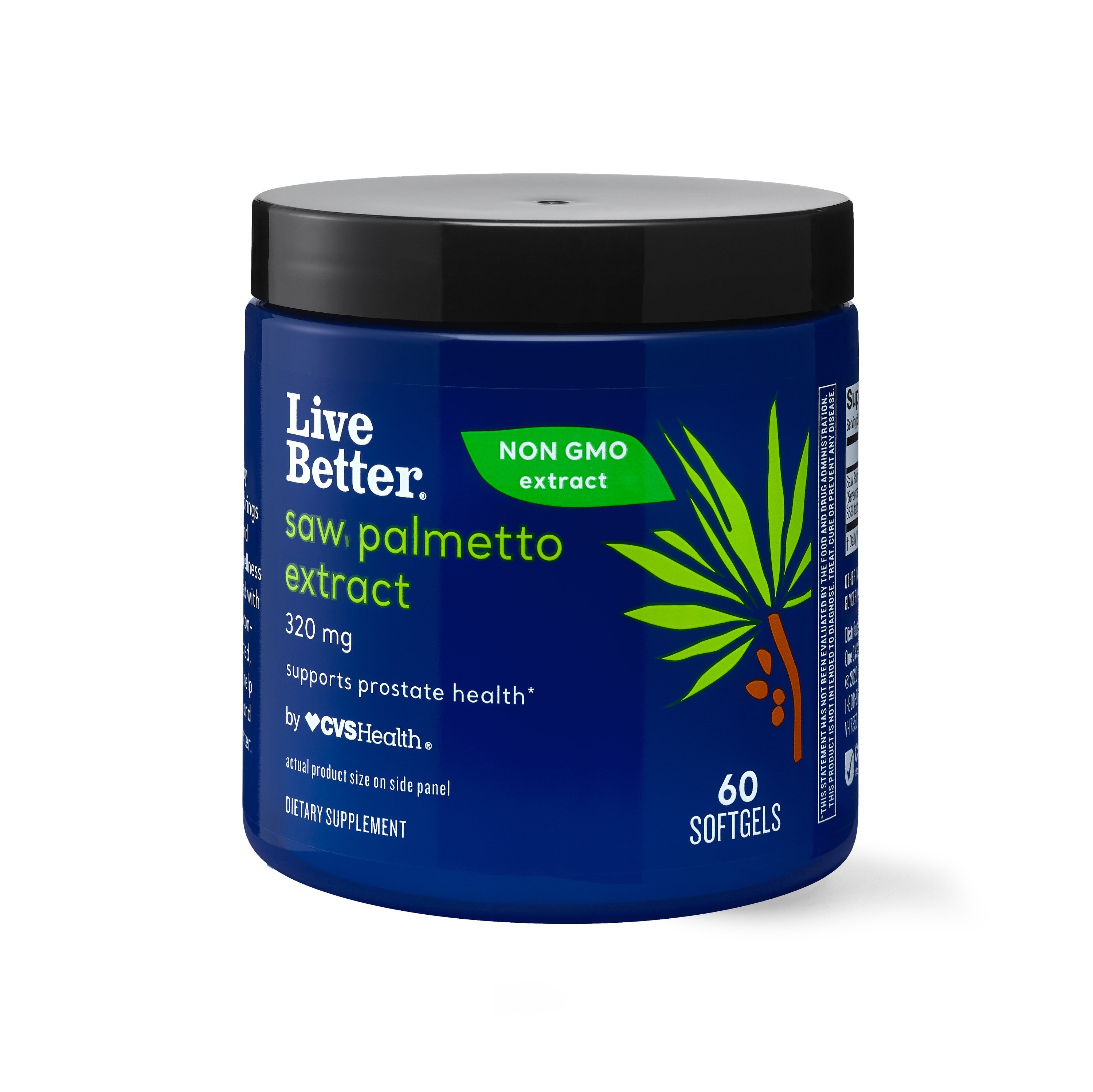 Live Better - Extracto de Saw Palmetto, 320 mg, 60 u.