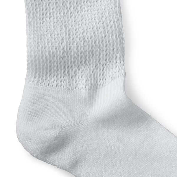 CVS Health Non-Binding Comfort Crew Socks for Diabetics Unisex, 3 Pairs