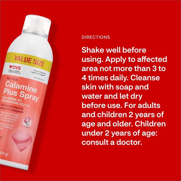 CVS Health No-Rub Calamine Plus Spray