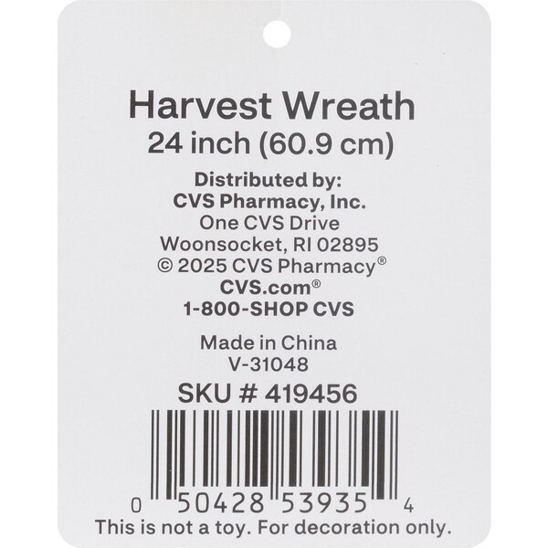 Fall Fest Harvest Wreath, 24 in