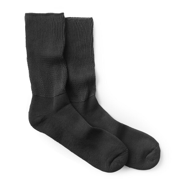 CVS Health Non-Binding Comfort Crew Socks for Diabetics Unisex, 3 Pairs