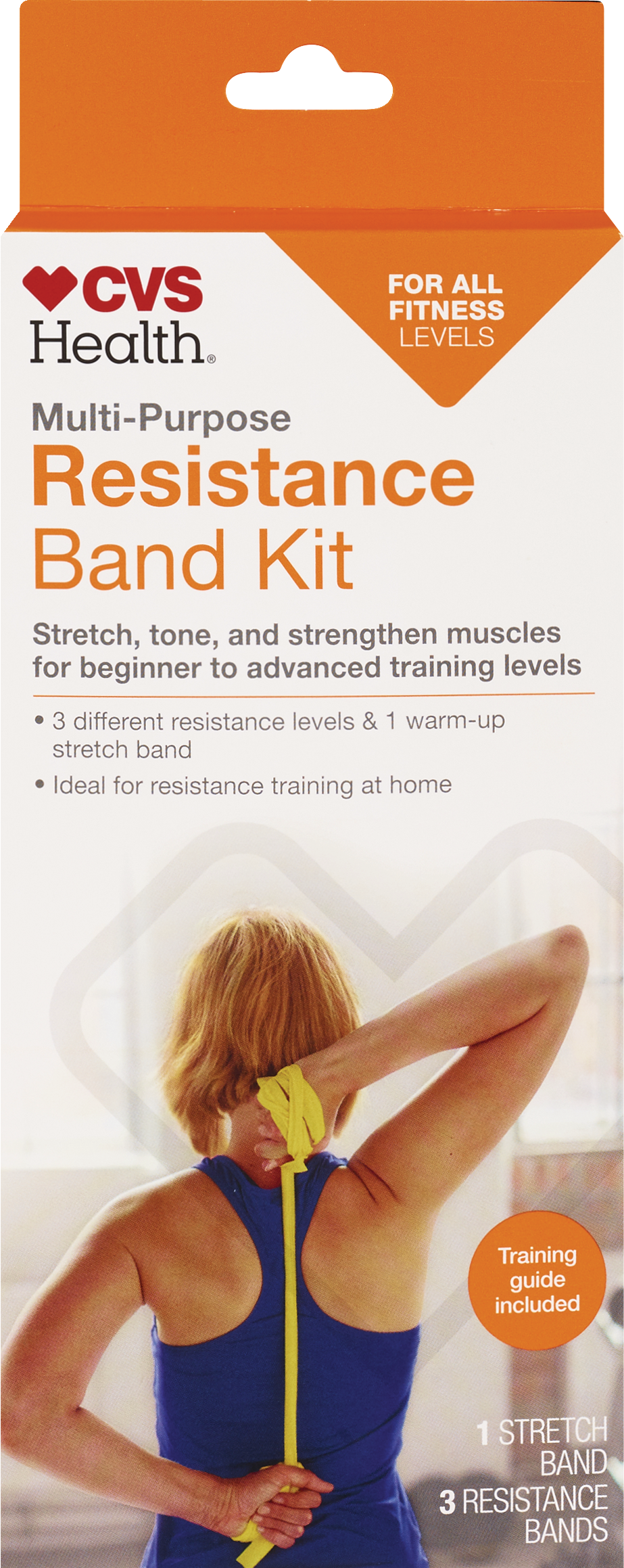 CVS Health - Kit de bandas de resistencia multiuso