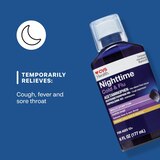 CVS Health Nighttime Cold & Flu Multi-Symptom Relief Liquid, 6 OZ, thumbnail image 5 of 8