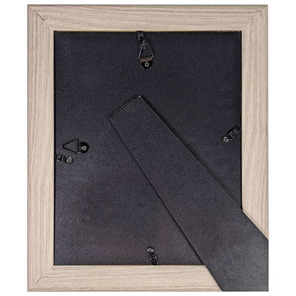 House To Home Grey Wood Tone Picture Frame, 8 x 10in (matted to 5 x 7 in)