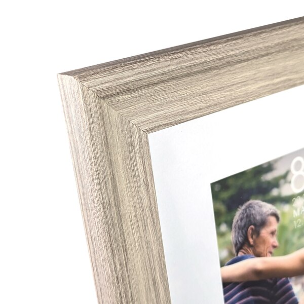 House To Home Grey Wood Tone Picture Frame, 8 x 10in (matted to 5 x 7 in)