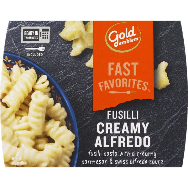 Gold Emblem Fast Favorites Fusilli Creamy Alfredo Pasta, 8.8 oz