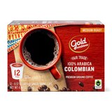 Gold Emblem Fair Trade Colombian Premium Ground Coffee Single-Serve Cups, 3.99 oz, thumbnail image